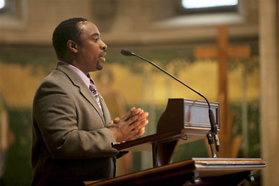 J.R. Clairborne speaks at Soup and Hope