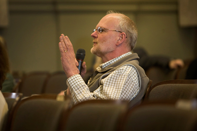 Anthony Bratscher asks a question