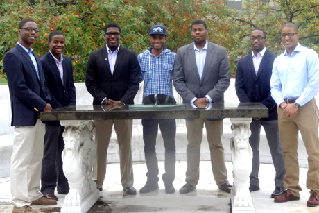 Cornell students with Jullien Gordon