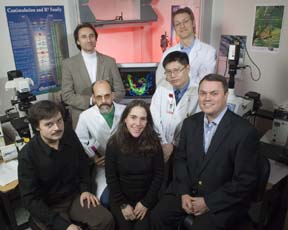 Shahin Rafii, Kristian Jensen; and (seated) Sergey Shmelkov, Scott Kerns, Rosandra Kaplan, David Jin and David Lyden