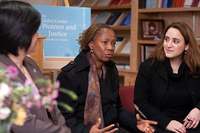 members of an international delegation of prominent women
