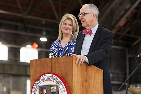 Robin Davisson and David Skorton