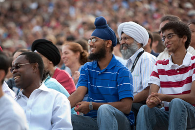 students at convocation