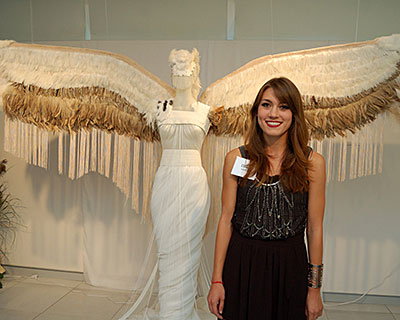 Dale Kinney with wings