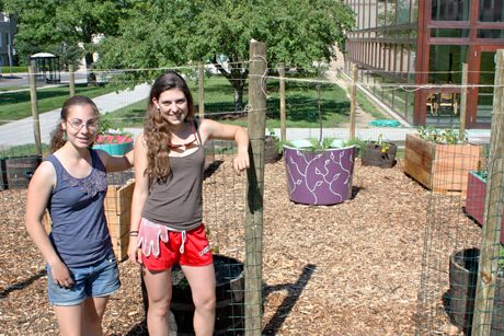 Sarah Nechamen '15 and Celine Jennison '14