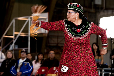 Blanche Jones dances