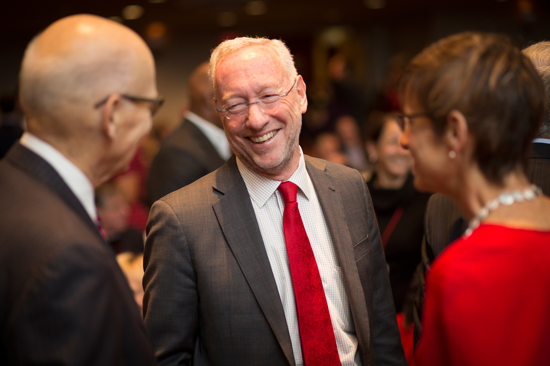 Michael Kotlikoff with Peter Meinig and Elizabeth Garrett