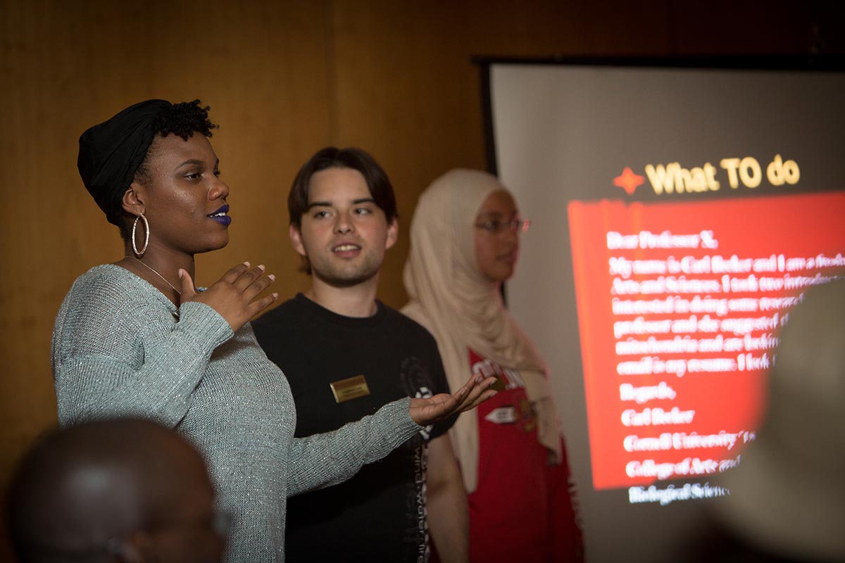 Prefreshman summer program dinner