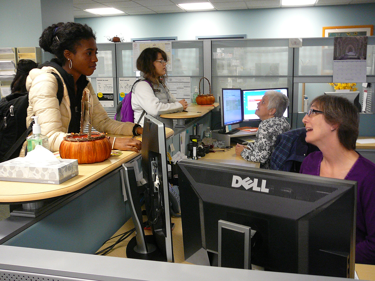 CALS Student Services desk