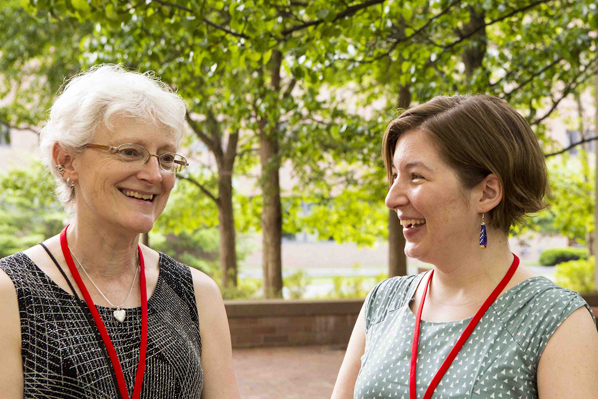 Linda Nicholson and Sarah Murray