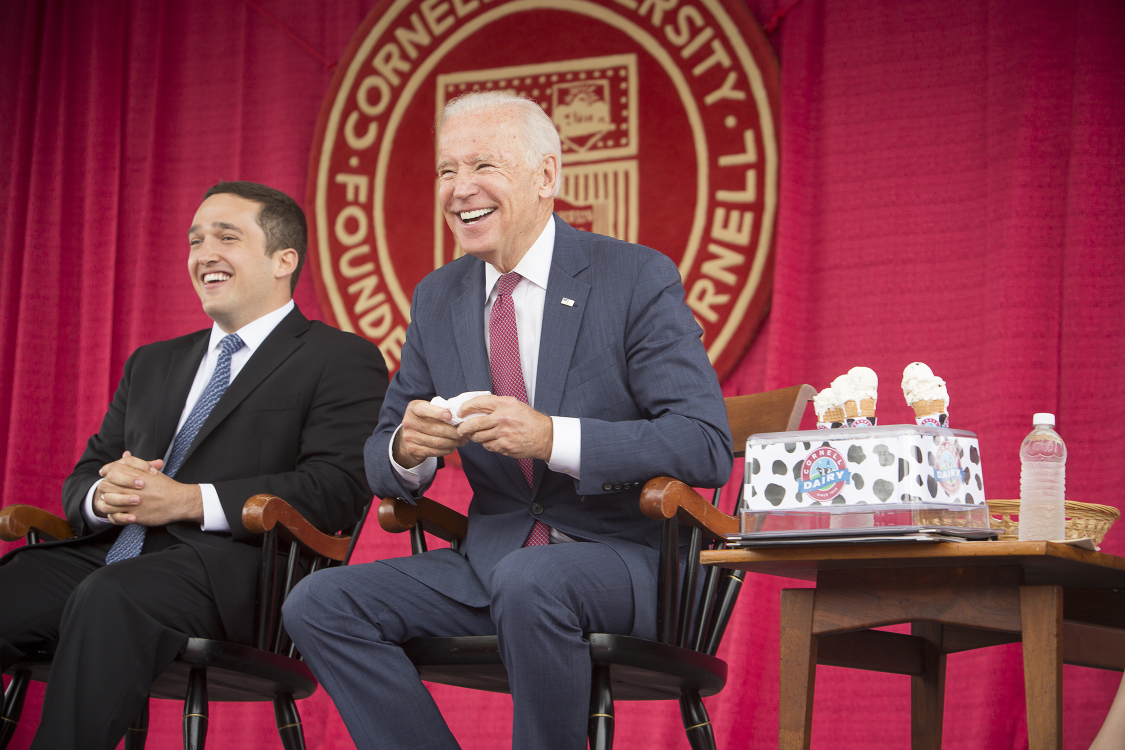 Biden, Baumel and Ice Cream