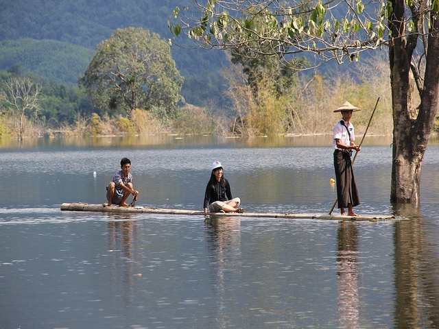 Fishermen in Myanmar