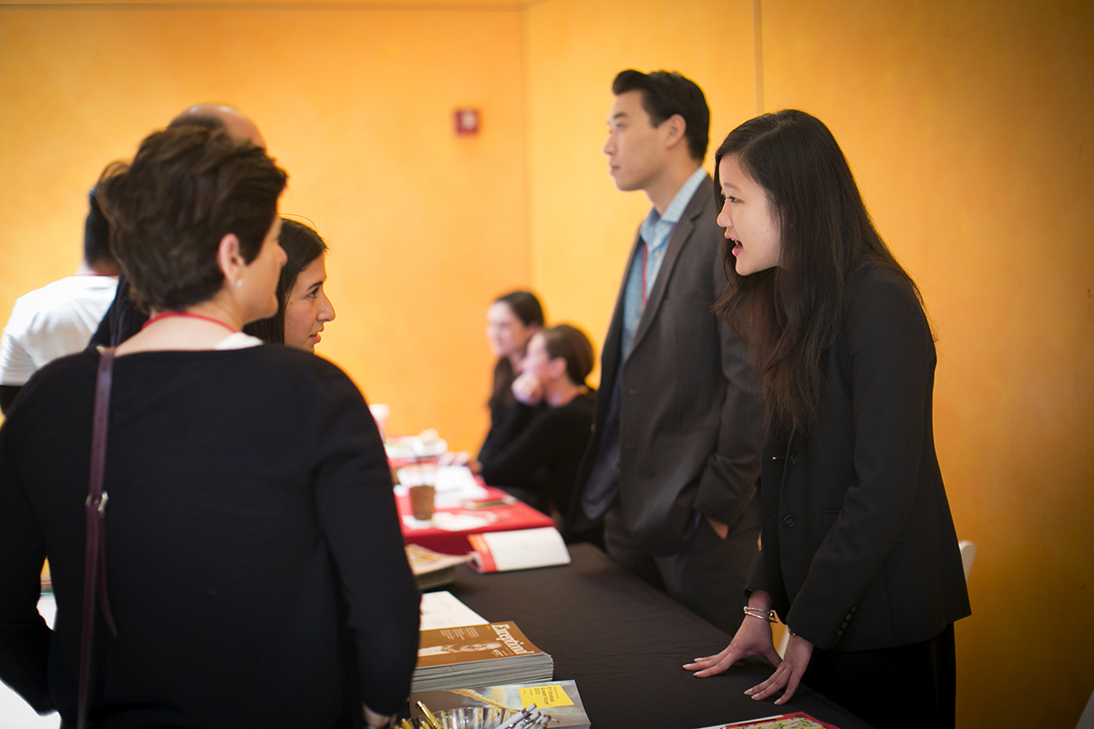 eship sponsors at table