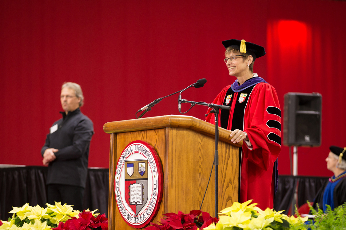 Garrett at December graduation