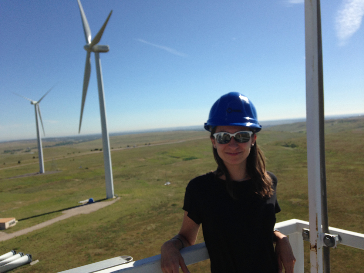 Doubrawa on wind turbine