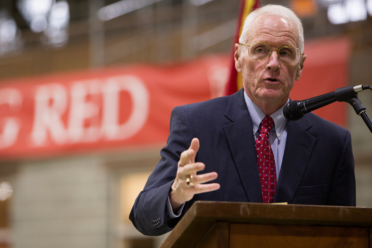 Michael Hall on vets day